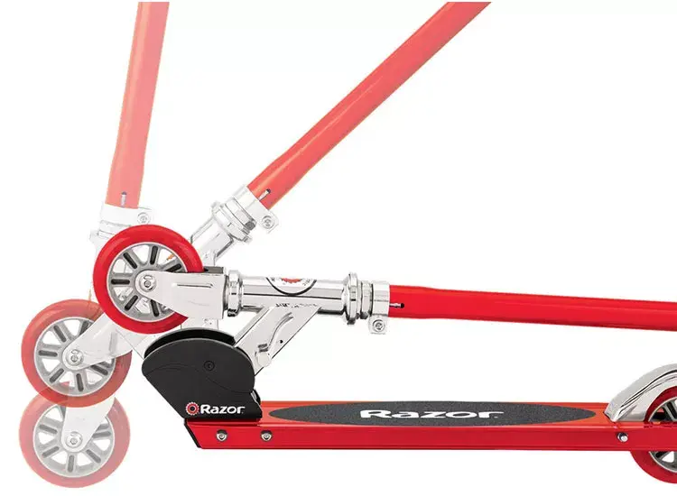 Самокат Razor S Kids — металл, чёрно-красный Photo 3