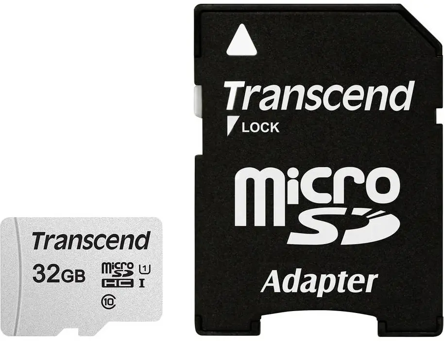 Zibatmiņa Transcend 32GB MicroSDHC SD Card
