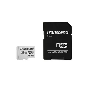 Flash Memory Transcend 128GB MicroSDXC SD300S with Adapter