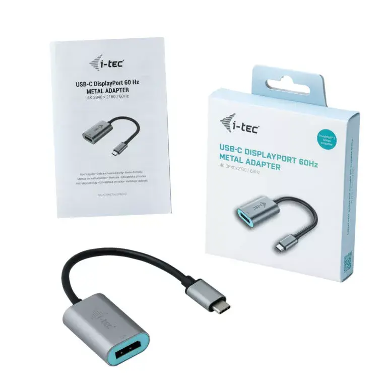 Адаптер USB-C Display Port i-tec Metal 4K/60Hz Photo 4
