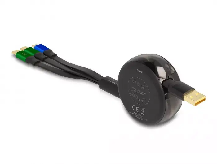 DeLOCK USB 3 в 1 Выдвижной Зарядный Кабель Photo 2
