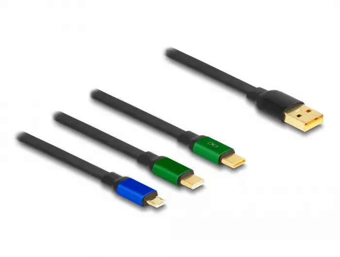 DeLOCK USB 3 в 1 Выдвижной Зарядный Кабель Photo 3