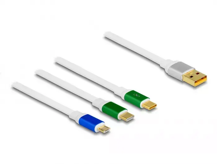 DeLOCK USB 3 in 1 Retractable Charging Cable 85358 Photo 3