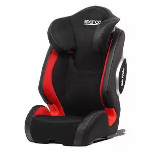 Sparco F1000KI melns-sarkans ISOFIX (F1000KIG23RD) 9-36 kg