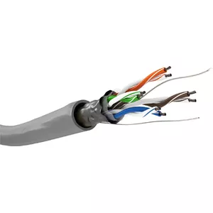 Goobay CAT 5e Network Cable, U/UTP, 100 m, Grey