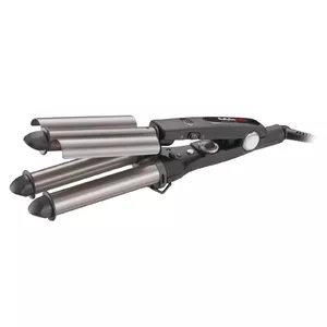 Электрощипцы для завивки BaByliss TRIPPLE WAVER — 125 Вт, 140–220°C, 5 режимов, вращающийся шнур 2,7 м, чёрный