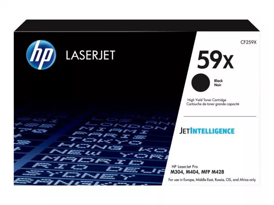 HP 59X melna lāzera tonera kasetne