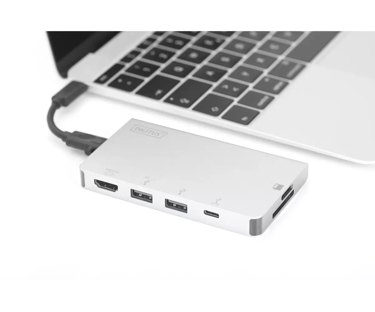 Мультимедийный док-станция USB Type-C Digitus DA-70867 Photo 4