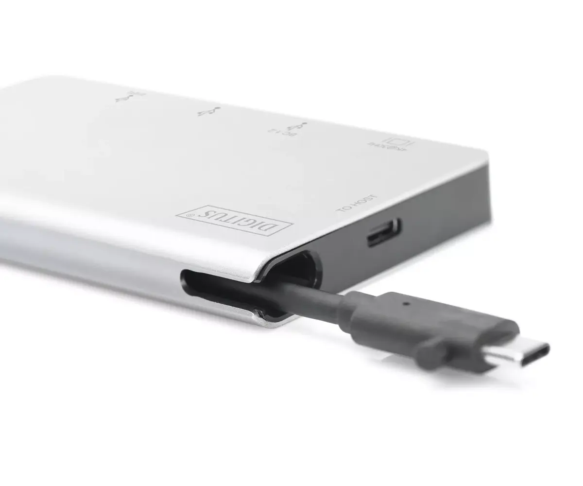 Мультимедийный док-станция USB Type-C Digitus DA-70867 Photo 6