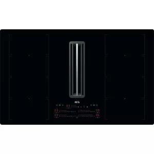 Induction Hob AEG CCE84779CB 83 cm 4 Zones Built-in Hood