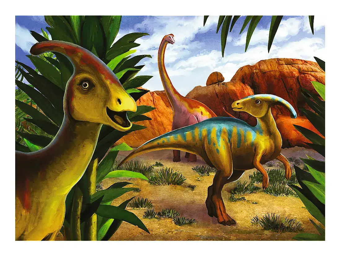 Пазл Trefl Explore the world of dinosaurs Photo 3