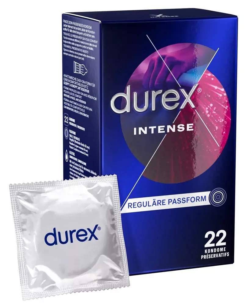Презервативы Durex Intense Orgasmic — 22 шт., 205×56 мм Photo 2
