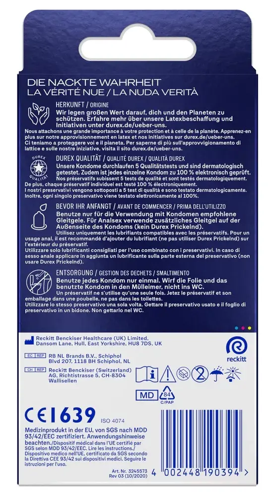 Презервативы Durex Intense Orgasmic — 22 шт., 205×56 мм Photo 10