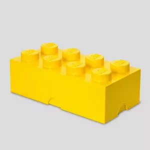 Room Copenhagen LEGO STORAGE BRICK 8 Yellow Polypropylene 500x250x180mm