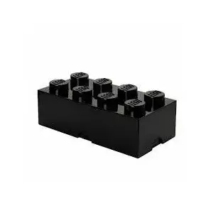 Контейнер LEGO Storage Brick 8 черный 40041733 — хранилище LEGO, 8 штырьков, черный