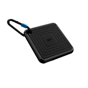 External SSD Silicon Power CP60 2 TB, USB 3.2 Gen 2 (USB-A to USB-C), 540/500 MB/s, 256-bit AES, black