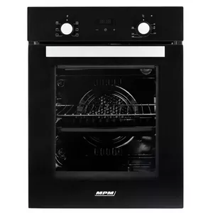 Built-in oven MPM MPM-45-BO-20, roaster oven, 45 cm, 1900 W, convection, 7 auto programs, black
