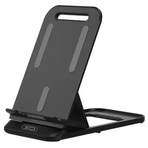 Phone desk holder XO C73 black — adjustable desktop stand for smartphones