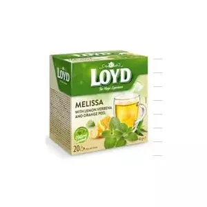 Loyd Herbal Tea Melisa Pyramid Bags Lemon & Orange 20×1.5g
