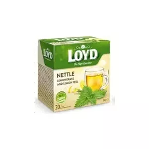 Loyd Herbal Tea Pyramids Lemon 20 bags × 1.9 g - lemon-flavoured herbal infusion
