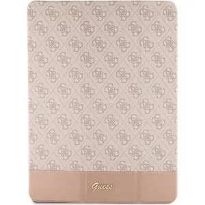 Чехол-книжка GUESS GUFC11PS4SGP для iPad 10.9" (2022) — розовый, узор 4G Stripe Allover