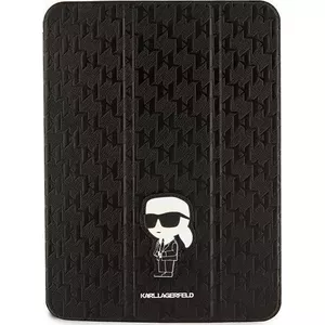 Karl Lagerfeld Saffiano Monogram Ikonik Folio Magnet Cover for Apple iPad 10.9-inch 10th Gen