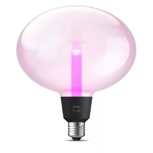Signify Philips Hue White and Colour Ambiance Ellipse E27 Умная лампа Bluetooth Zigbee Черный Прозрачный