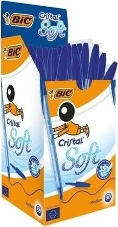 BIC Cristal Soft шариковая ручка средняя Photo 2