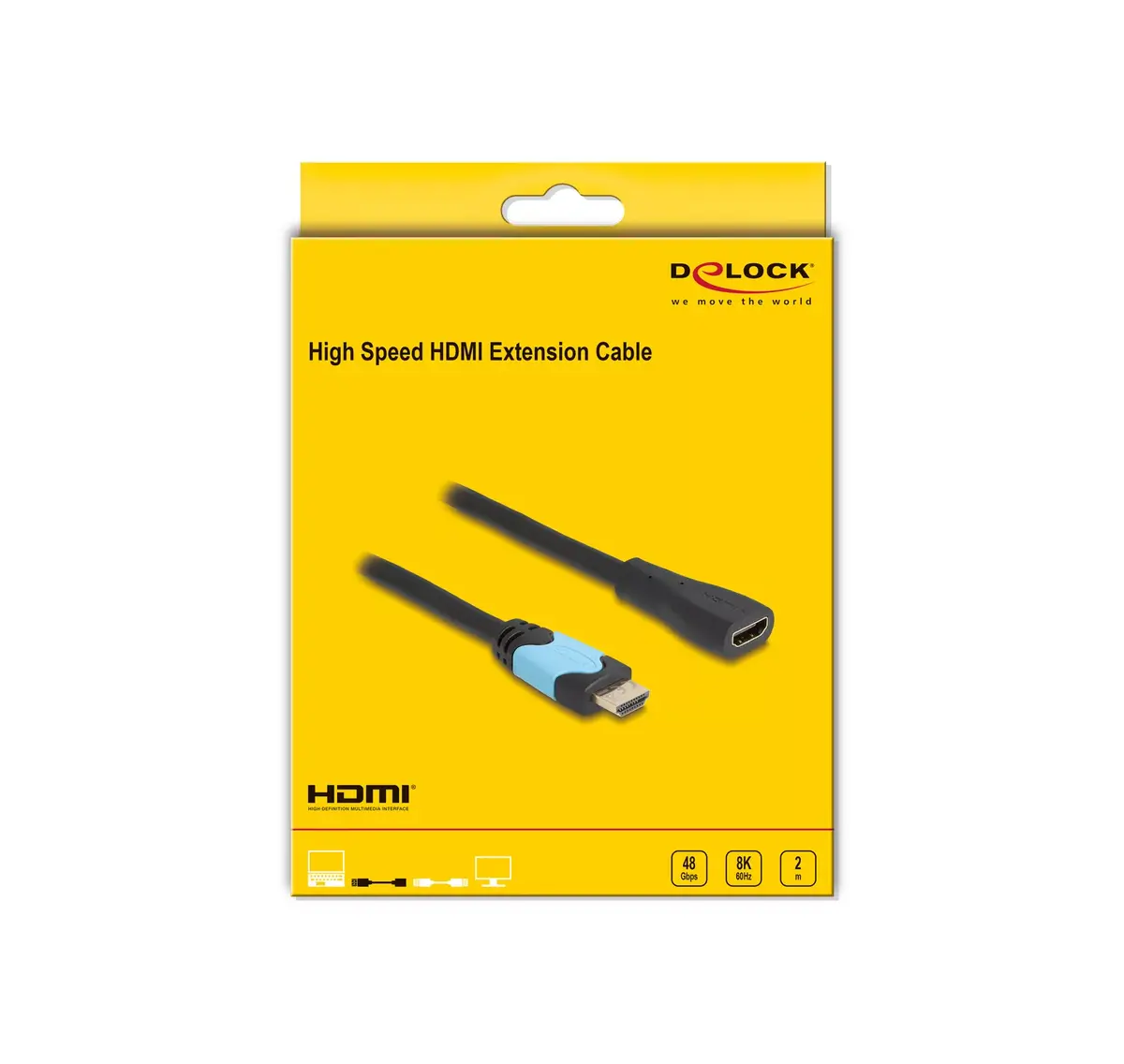 DeLOCK High Speed HDMI extension cable 48 Gbps Photo 3
