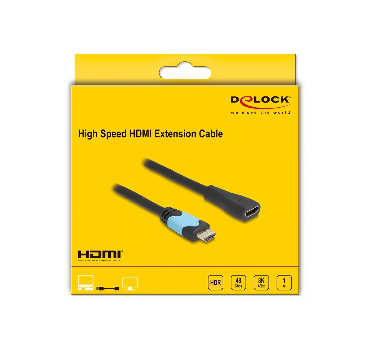 DeLOCK High Speed HDMI extension cable 48 Gbps 8K 60 Hz Photo 3