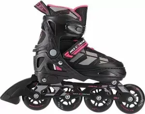 Inline skates nils extreme NA11002 adjustable recreational black size 39-42