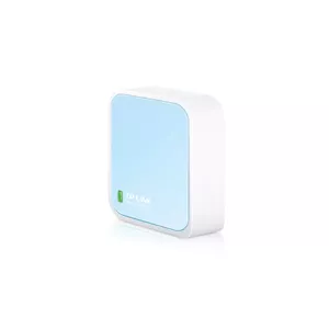 TP-Link TL-WR802N bezvadu rūteris Ātrais Ethernet Viena frekvenču josla (2.4 GHz) Zils, Balts