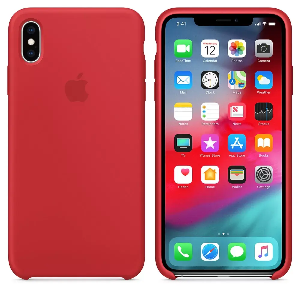 Skin case Apple iPhone XS Max Silicone Case - (PRODUCT)RED Photo 3