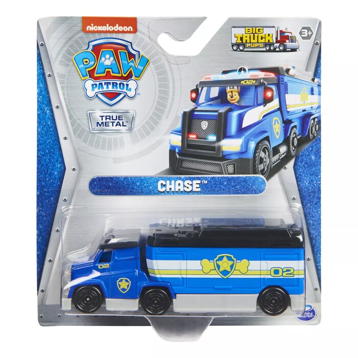 Paw Patrol, Chase's Patrol Cruiser Vehicle with Collectible Figure, for  Kids Aged 3 and Up