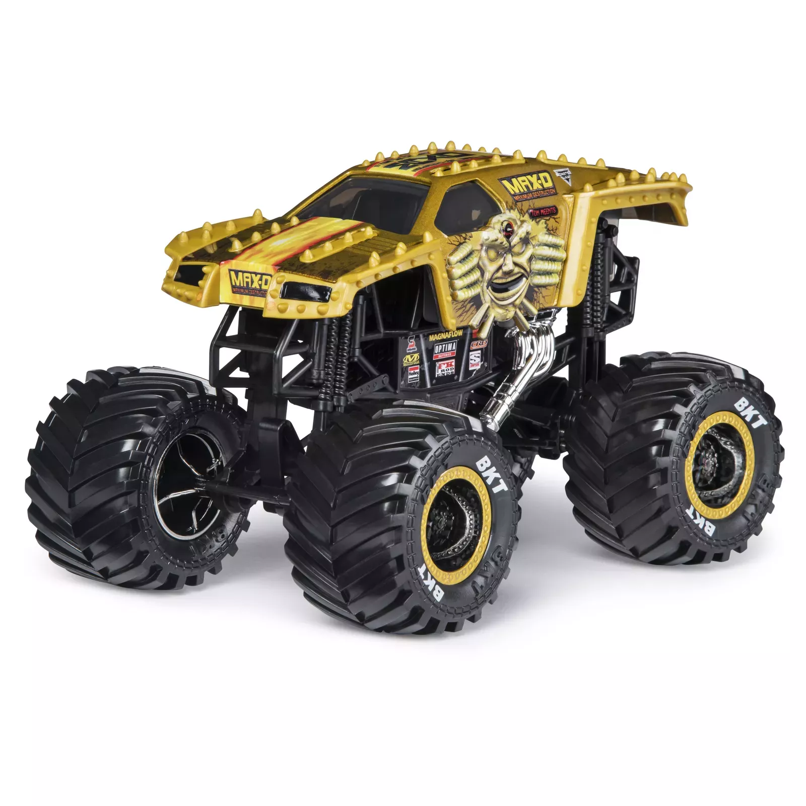  Monster Jam, Official Max D Monster Truck, Die-Cast Vehicle,  1:24 Scale : Toys & Games