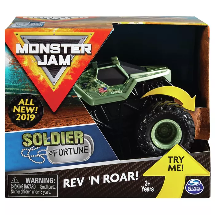 Monster Jam, Official Soldier Fortune Monster Truck, Die-Cast Vehicle