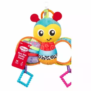 PLAYGRO plīša rotaļlieta Busy Bee Stroller Friend, 187229