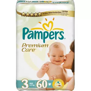 Pampers Premium Care 3 60 шт