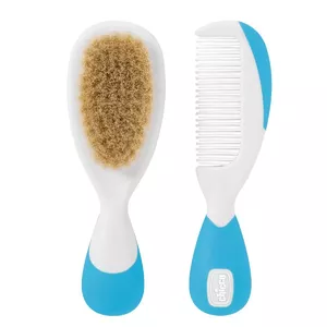 Chicco 00006569200000 hairbrush/comb Hair comb Blue, White 2 pc(s)