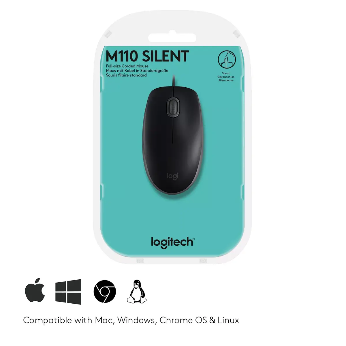 Мышка Logitech B110 Silent Photo 7
