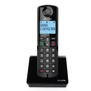 Alcatel S280 EWE DECT Wireless Telephone with Caller ID Speakerphone 50-Entry Phonebook Answering Machine Black