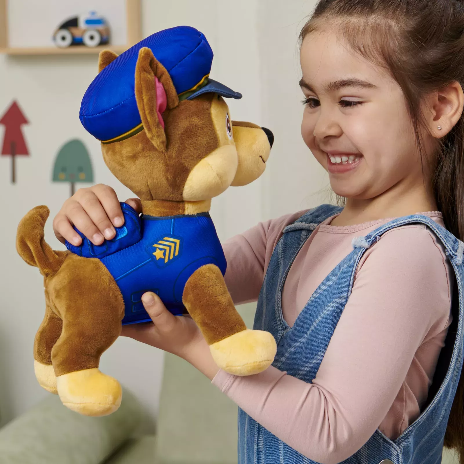 PAW Patrol, Talking Chase 12-inch-Tall Interactive Plush Toy, for Ages 3  and up