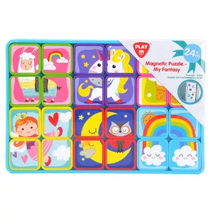 PLAYGO INFANT&amp;TODDLER Магнитный пазл - 3 штуки в ассортименте, 90343