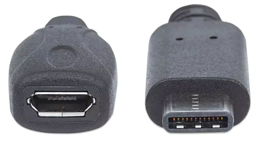 MANHATTAN USB-C → Micro-USB кабель 15 см Photo 2