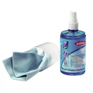 Ednet 63026 iekārtu tīrīšanas komplekts LCD/TFT/Plazma Aprīkojuma tīrīšanas gēls 200 ml