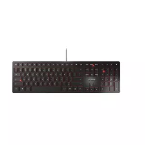 CHERRY KC 6000 Slim tastatūra Universāls USB Amerikāņu angļu valoda Melns