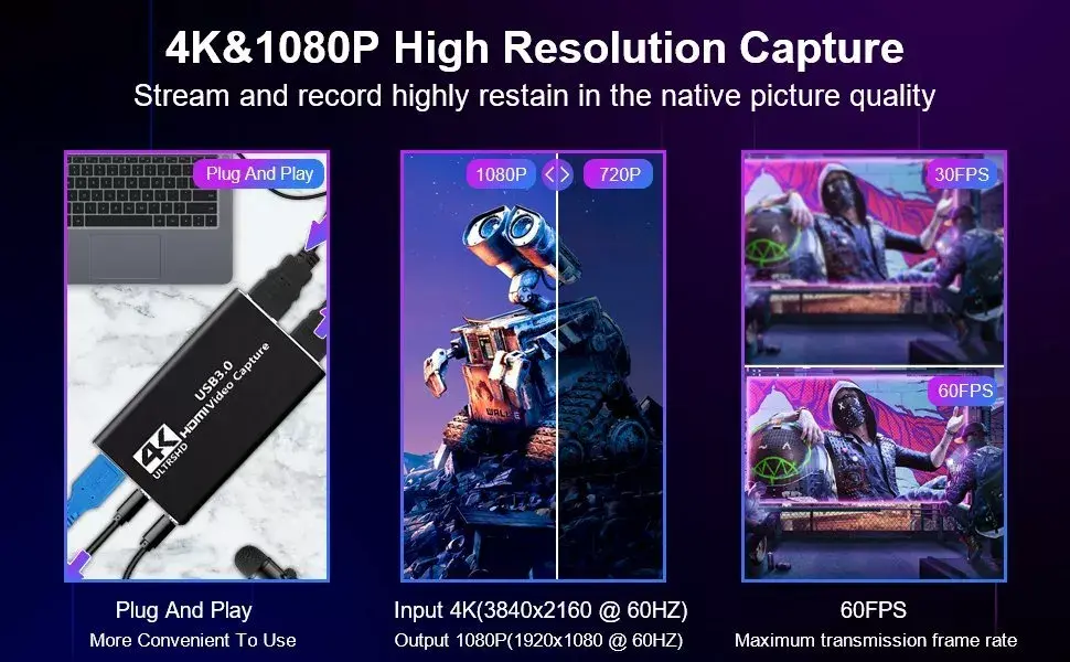RoGer RO-USBVIDCAP4K video capture card 4K@60FPS Photo 5