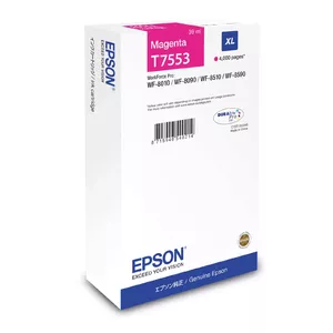 Tintes kasetne Epson C13T755340 (oriģināla) XL ar lielu ietilpību, magenta, 1 gab.