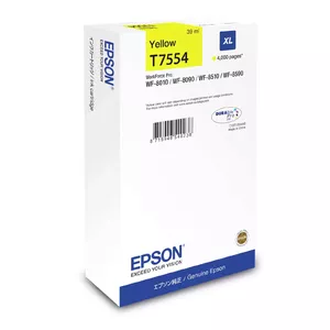 Epson T7554 tintes kārtridžs 1 pcs Oriģināls Augsta (XL) produktivitāte Dzeltens