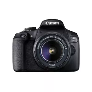 Canon EOS 2000D BK 18-55 IS + SB130 +16GB EU26 SLR Camera Kit 24.1 MP CMOS 6000 x 4000 pixels Black